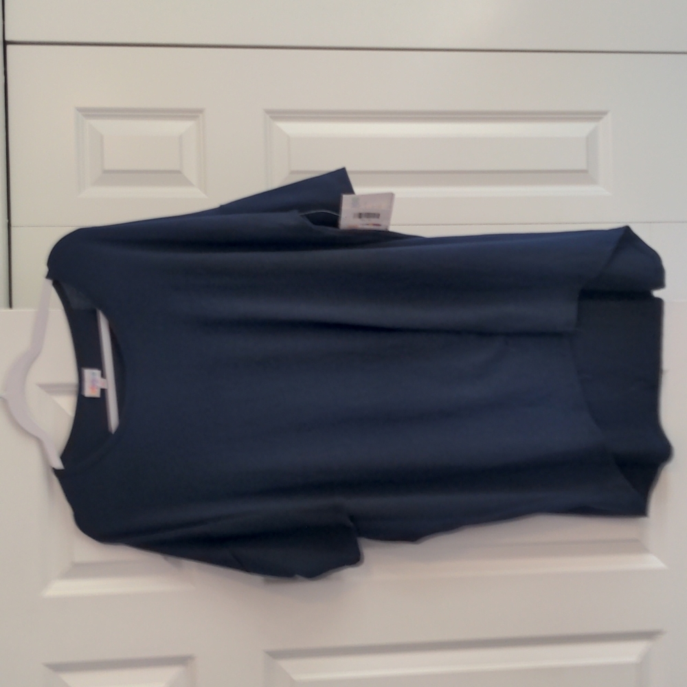 LuLaRoe Navy Blue Irma XL high-lo